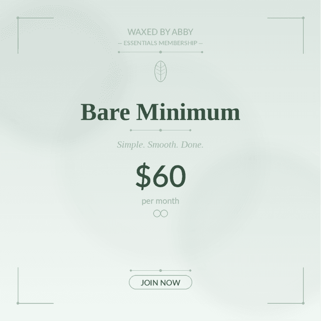 Bare Minimum at waxed.by.abby in Middletown, OH