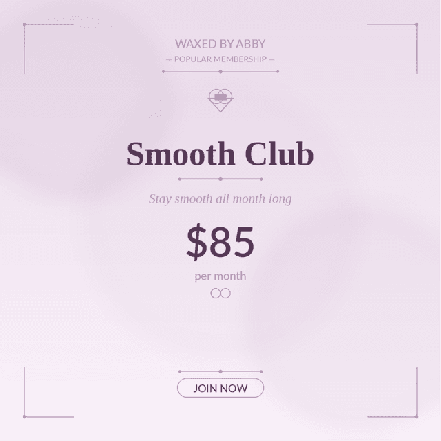 Smooth Club at waxed.by.abby in Middletown, OH