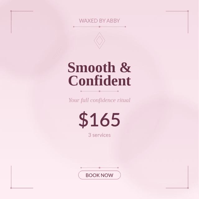 Smooth & Confident at waxed.by.abby in Middletown, OH